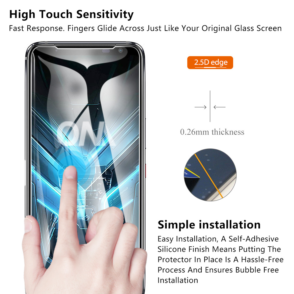 Bakeey-9H-Anti-explosion-Anti-scratch-Tempered-Glass-Screen-Protector-for-ASUS-ROG-Phone-3-ZS661KS-1739290-3